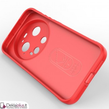 Magic Shield guminis dėklas - raudonas (Xiaomi 17 Ultra) Magic Shield guminis dėklas - raudonas (Xiaomi 17 Ultra)